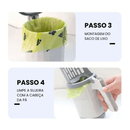 Pá de Limpeza para Cães e Gatos com Reservatório e Sacos Refil