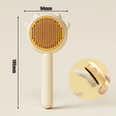 Escova Removedora de Pelos Autolimpante para Cães e Gatos