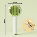 Escova Removedora de Pelos Autolimpante para Cães e Gatos