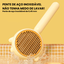 Escova Removedora de Pelos Autolimpante para Cães e Gatos