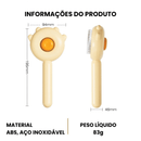 Escova Removedora de Pelos Autolimpante para Cães e Gatos