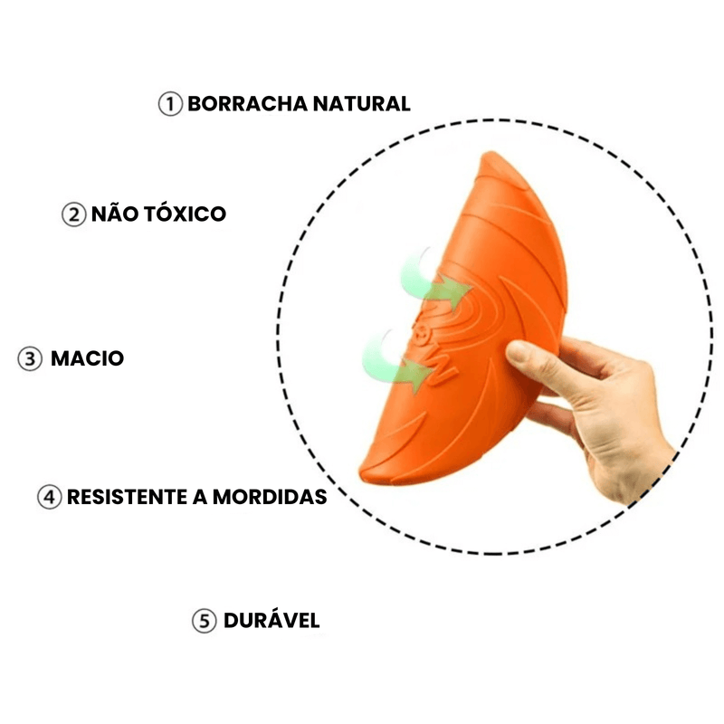 Disco Voador Resistente para Cães