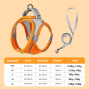 Coleira Peitoral Ajustável com Guia