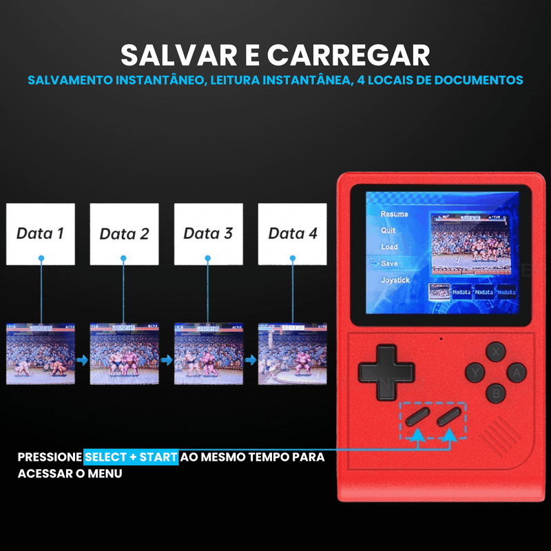 Console Portátil Retrô