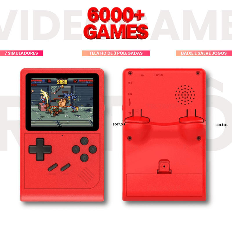 Console Portátil Retrô