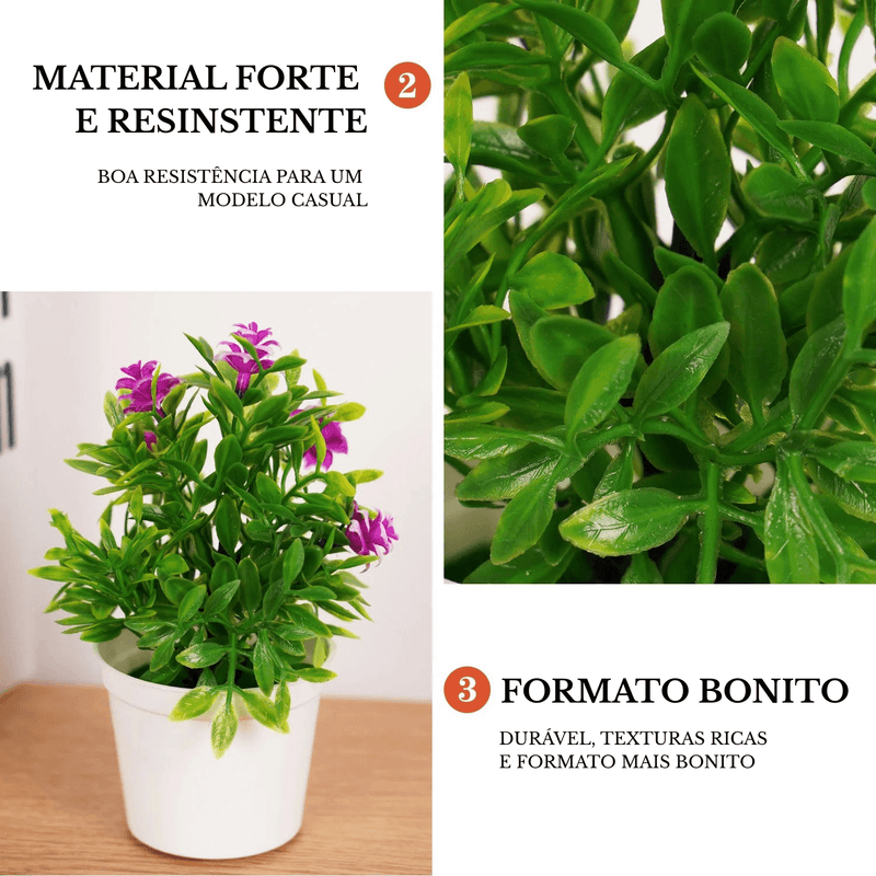 Vaso de Plantas Artificiais