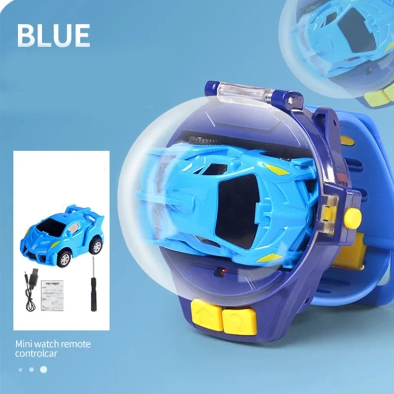 Mini Watch Control Car Cute RC Car Accompany with Your Kids Gift for Boys Kids on Birthday ChristmasWatch RC Car Toy
