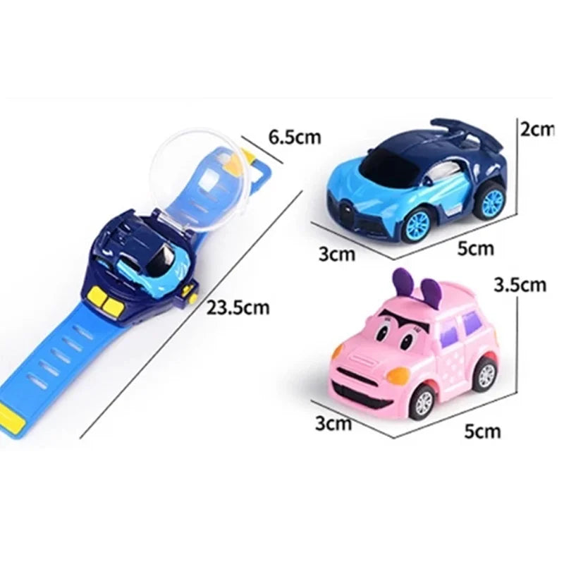 Mini Watch Control Car Cute RC Car Accompany with Your Kids Gift for Boys Kids on Birthday ChristmasWatch RC Car Toy